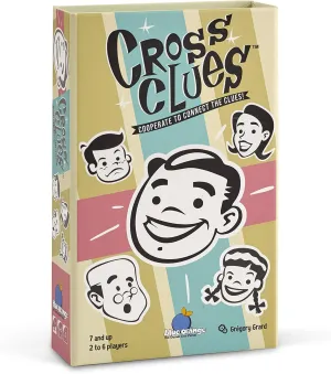Blue Orange Games Cross Clues- New Cooperative Family Party Game for 2 to 6 Players. Recommended for Ages 7 and up