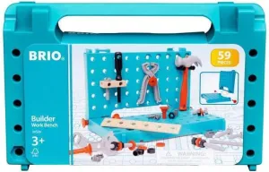 BRIO Builder - 34596 Builder Working Bench | Educational Construction Toy for Kids Age 3 Years Up