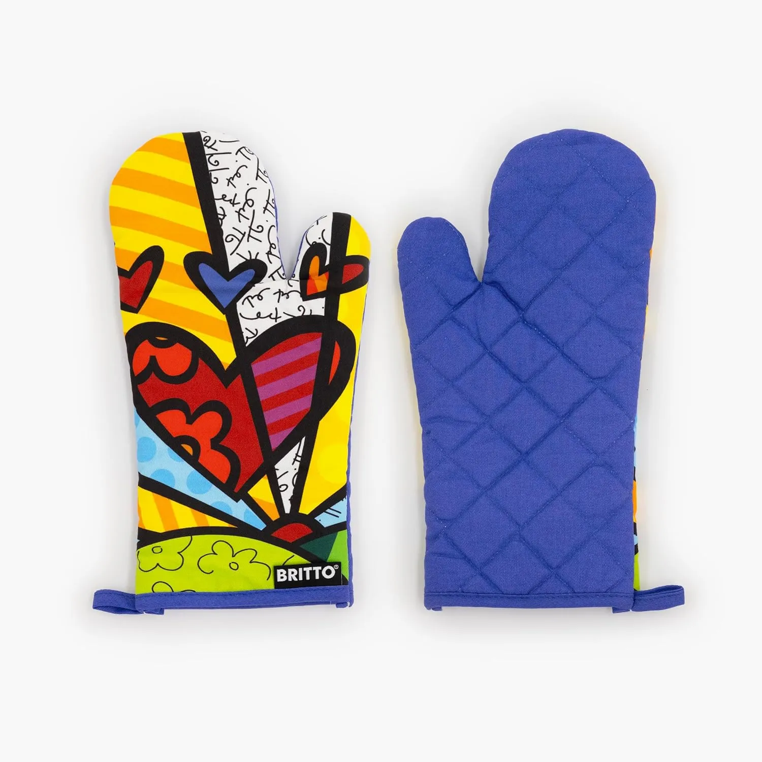 Britto Oven Mitt & Potholder Set - Designed by Romero Вrіtto (Colorful New Day)