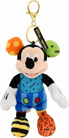 Britto Disney Pop Pal Keychain, Disney Character Keyring (Mickey Mouse, Stitch) Designed by Romero Вrіttо - Mickey Mouse