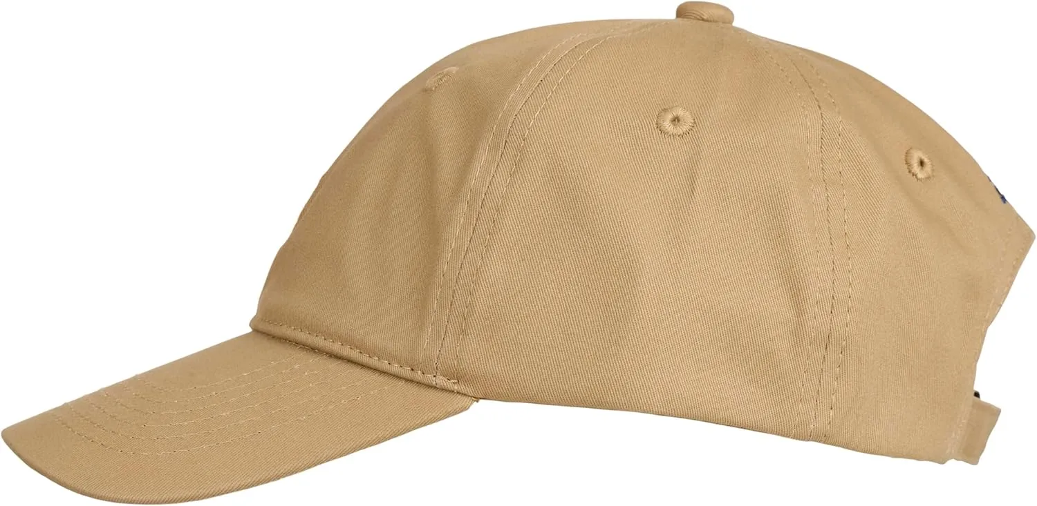 Brooks Brothers Men’s Classic 100% Cotton Twill Baseball Cap - Woven Logo One-Size Adjustable Hat, Navy Classic