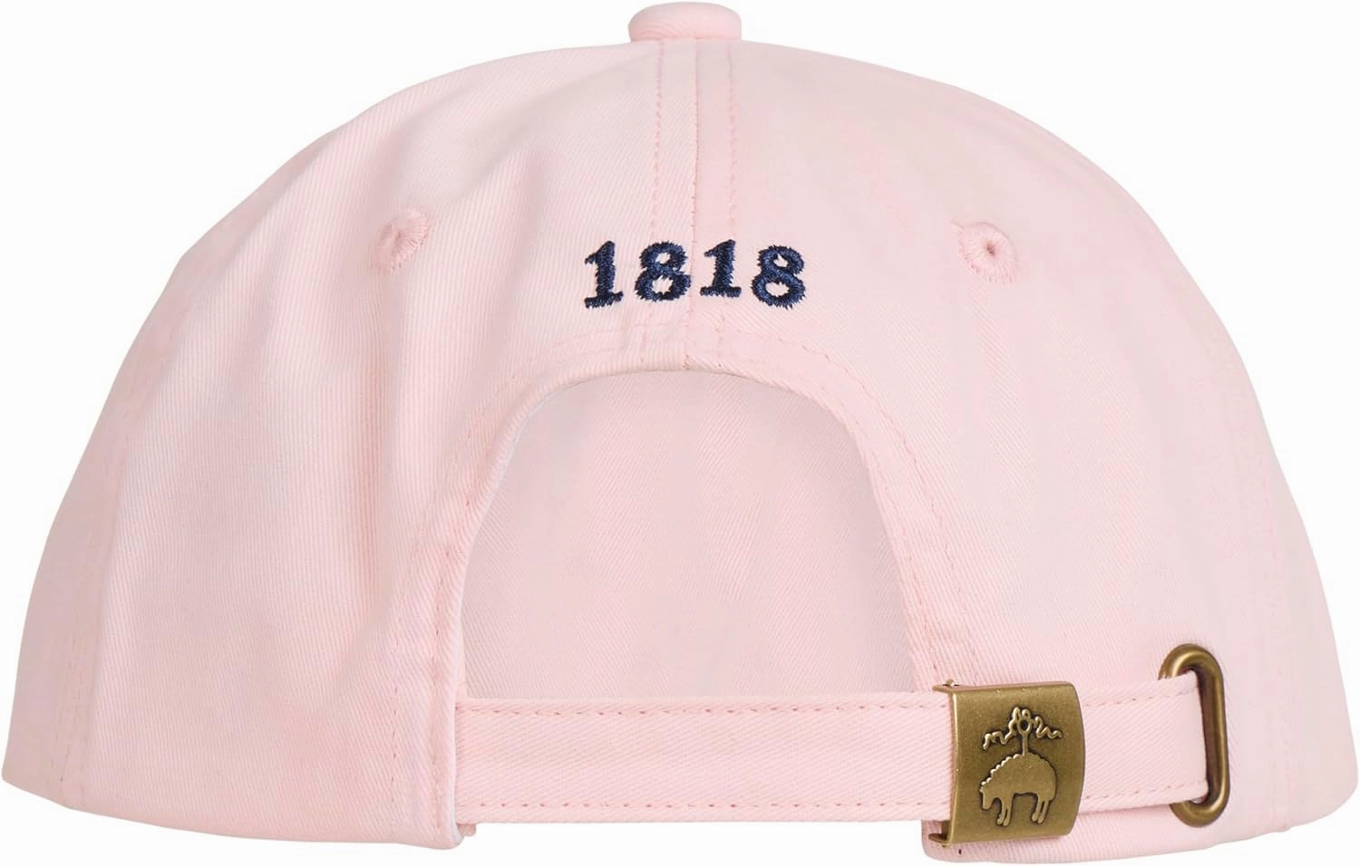 Brooks Brothers Men’s Classic 100% Cotton Twill Baseball Cap - Woven Logo One-Size Adjustable Hat, Navy Classic