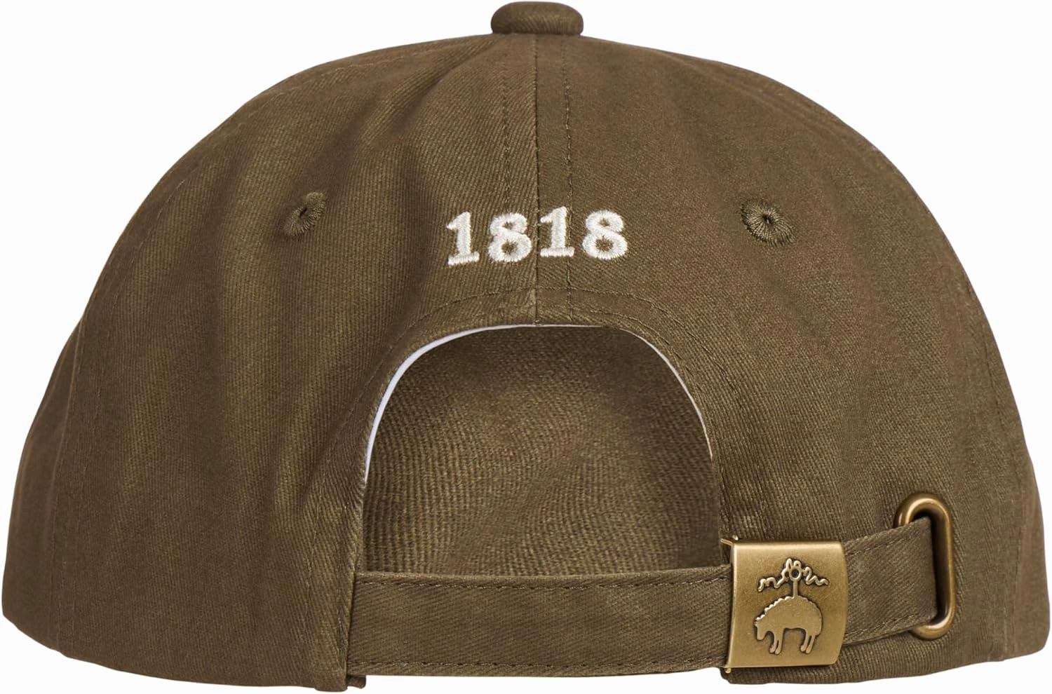 Brooks Brothers Men’s Classic 100% Cotton Twill Baseball Cap - Woven Logo One-Size Adjustable Hat, Navy Classic