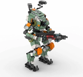 BT-7274 Vanguard Class Titan Mech 1057 Pieces with Paper Manual MOC Build for Age 18 
