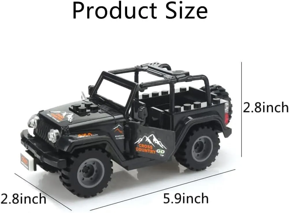 Building Set - Military Vehicle with 8 Mini Soldiers, 70  Weapons & Accessories, Army Building Toys for Kids & Boys 6 