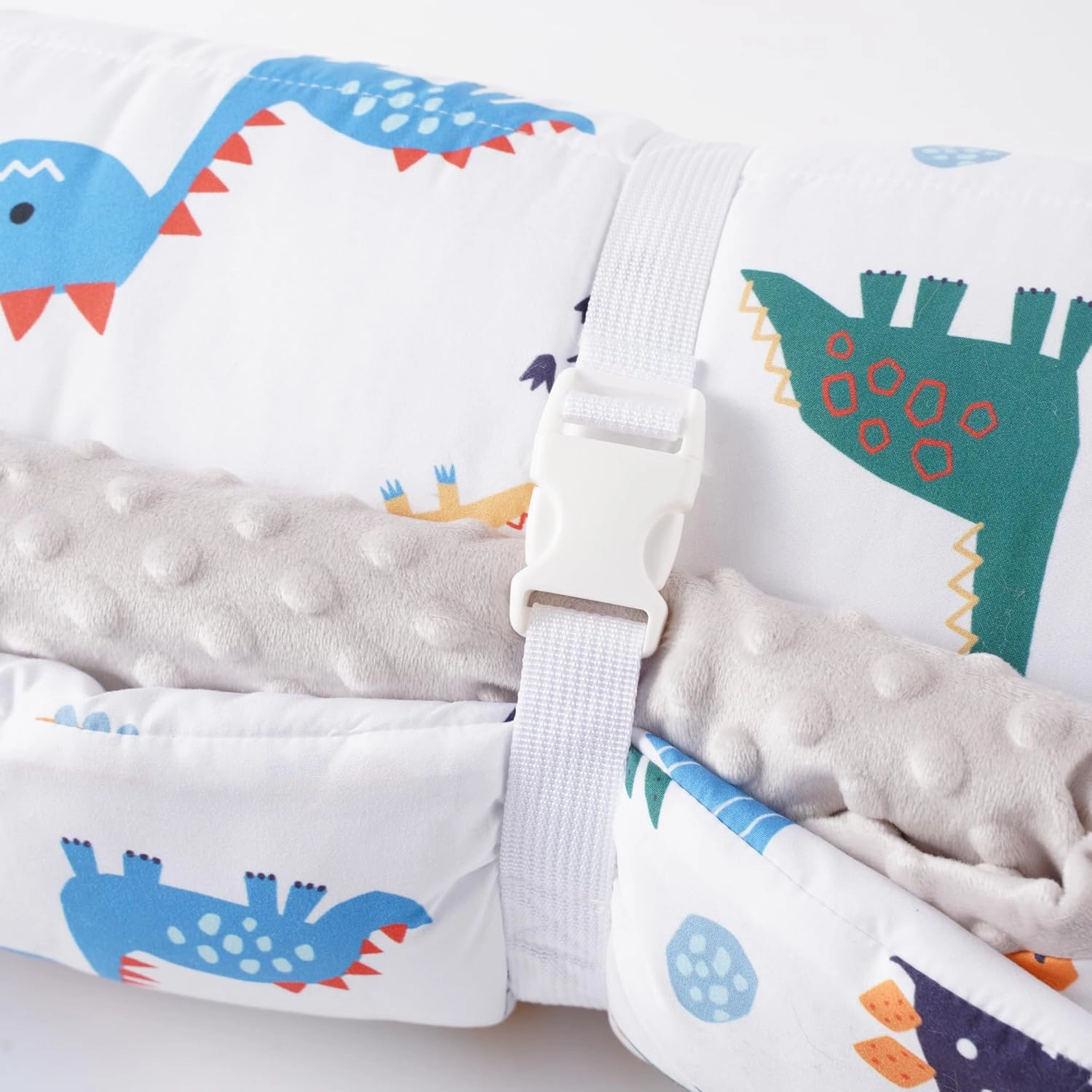 Bunnikins & Clover Toddler Nap Mat with Removable Pillow, Nap Mats for Preschool, Easy Clean Toddler Nap Pad for Kindergarten, Kids Sleeping Bag for Travel Camping