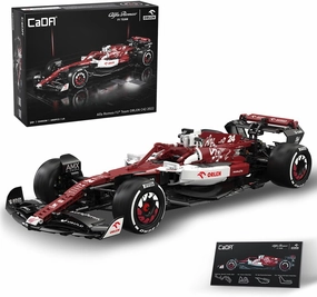 C64005w Alfa Romeo F1 Race Car C42 Building Blocks Set, 1868 PCS 1: 8 MOC Creative Building Blocks, Excellent Racer Model and Collection STEM Gift for 8  Kids Teens and Adults