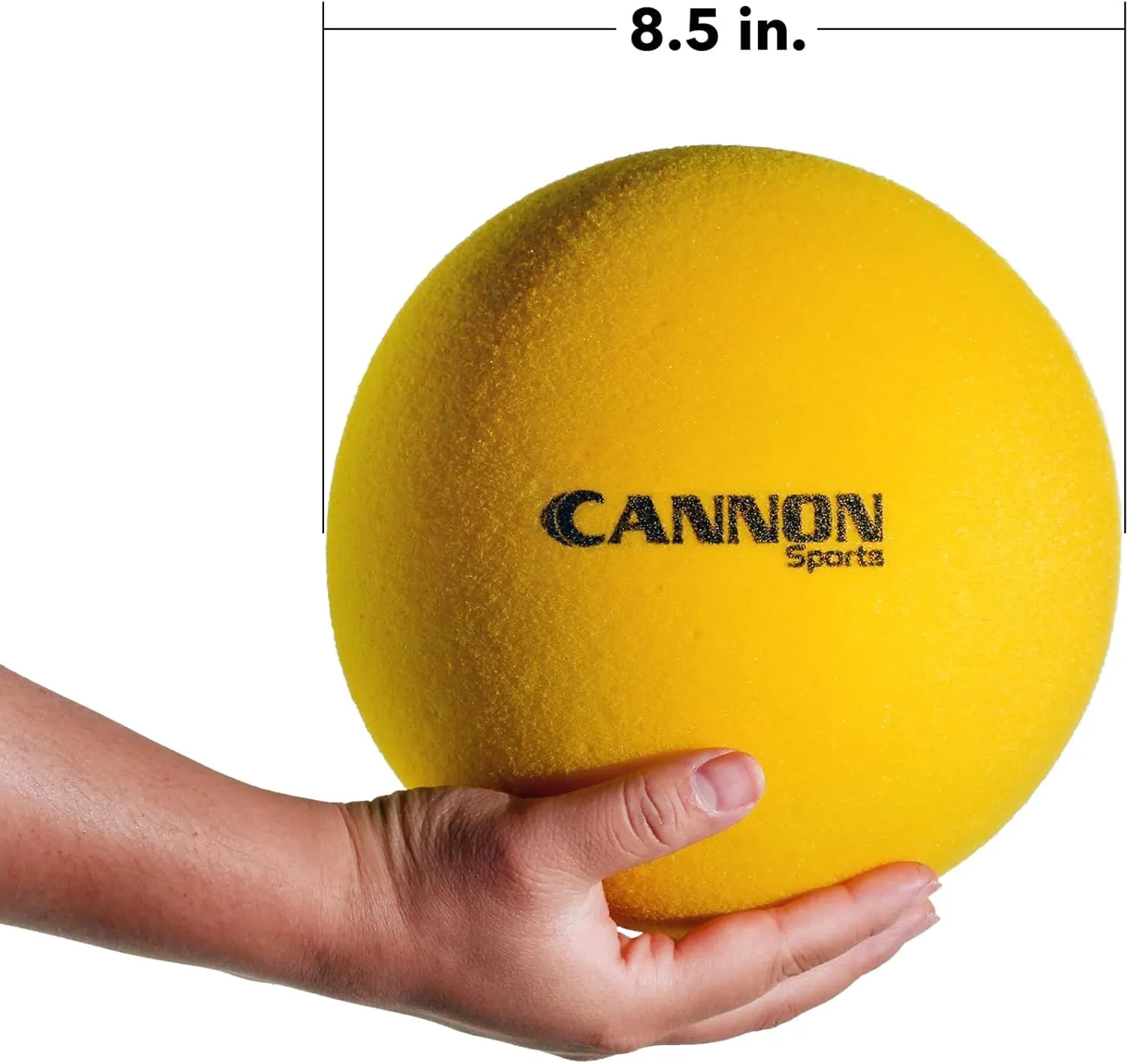Cannon Sports Soft Foam Ball – Uncoated Medium Density Ball - Lightweight, Safe Play, Indoor/Outdoor Fun - Great for Volleyball, Basketball, Soccer, Dodgeball, and More