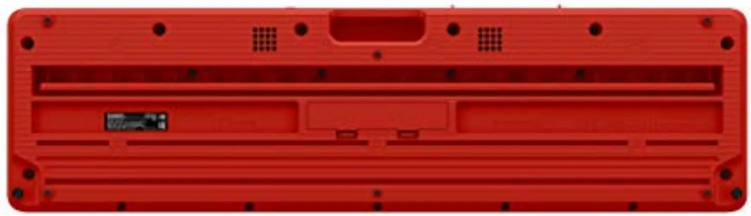 Casio Casiotone CT-S1 – 61-Key Touch-Sensitive Retro Keyboard | Sleek, Portable Design for Beginners to Pros | Stereo Grand Piano   60 AiX Tones | USB-MIDI Connectivity | Red