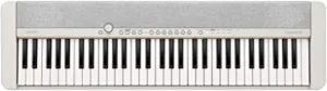 Casio Casiotone CT-S1– 61-Key Touch-Sensitive Retro Keyboard | Sleek, Portable Design for Beginners to Pros | Stereo Grand Piano   60 AiX Tones | USB-MIDI Connectivity | White