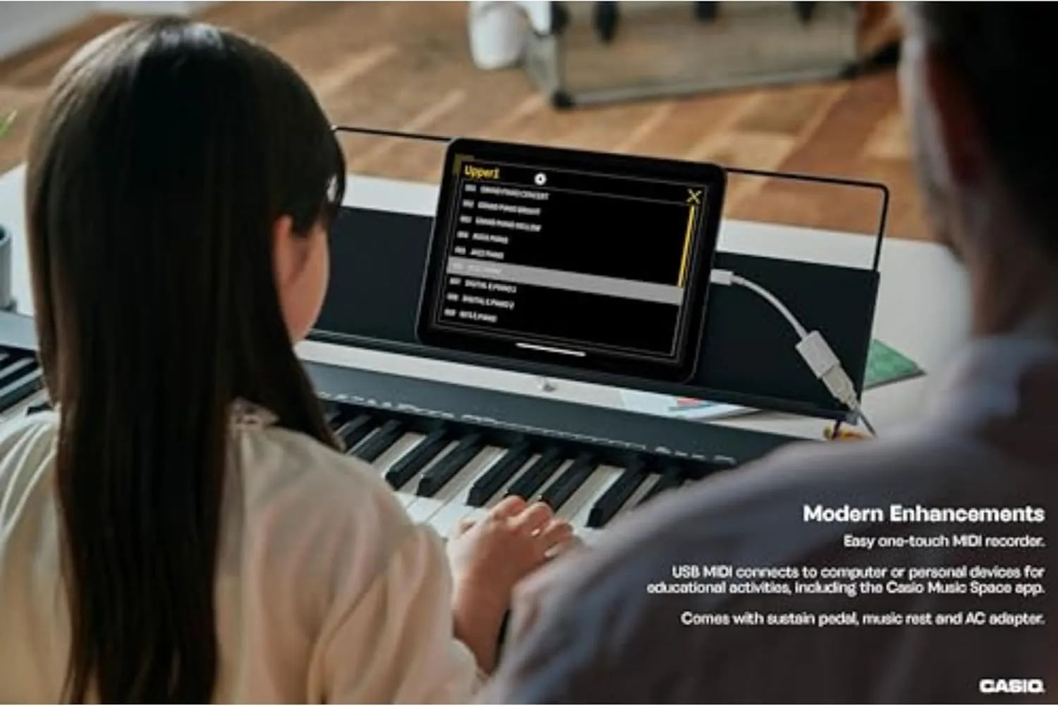 Casio CDP-S160 – 88-Key Weighted Digital Piano with Scaled Hammer Action Keyboard | Duet Mode for Students | Realistic Feel, Slim & Portable | Built-In Tones, Effects, USB-MIDI, Speakers | Black