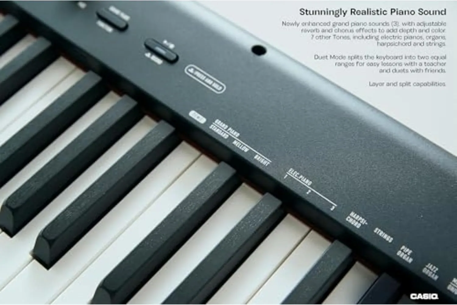 Casio CDP-S160 – 88-Key Weighted Digital Piano with Scaled Hammer Action Keyboard | Duet Mode for Students | Realistic Feel, Slim & Portable | Built-In Tones, Effects, USB-MIDI, Speakers | Black