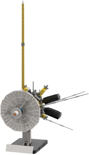 Cassini Huygens Space Probe Model with Base 1:12 Scale 2096 Pieces MOC Build for Age 18 