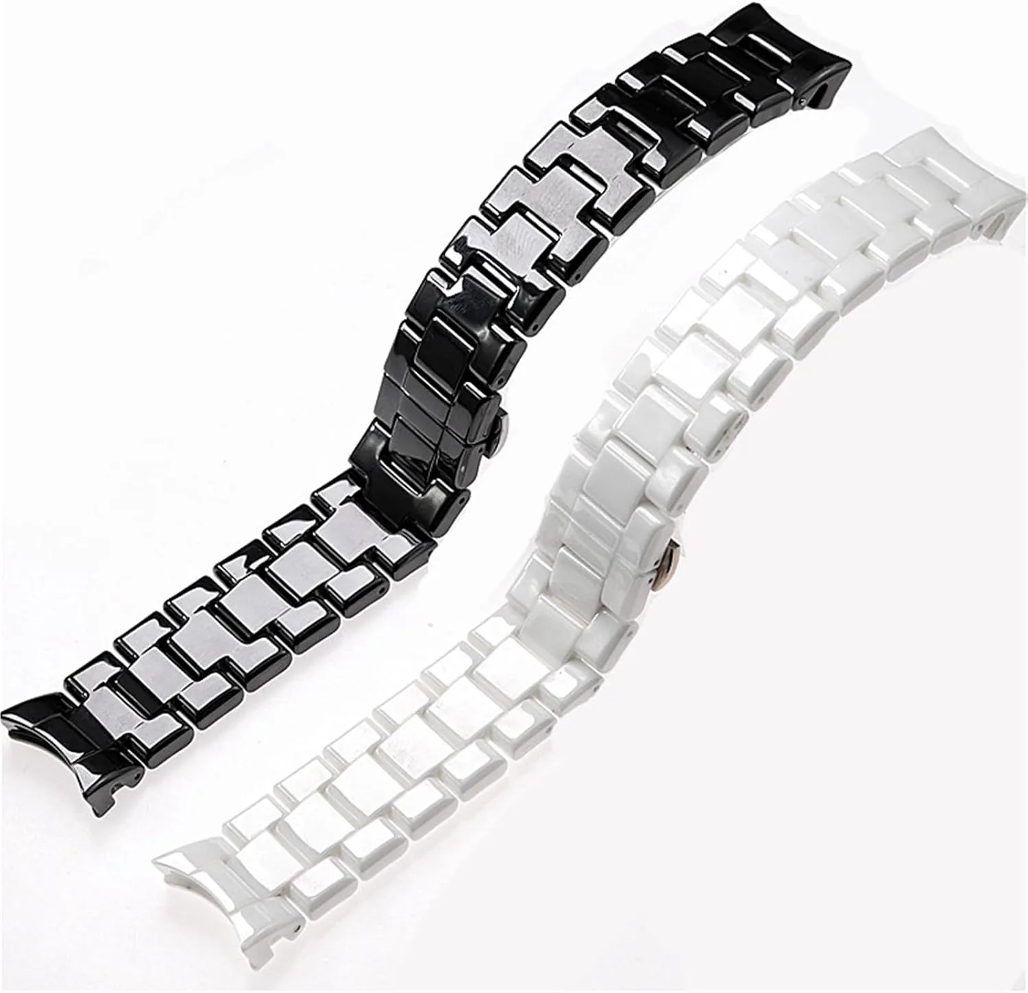 Ceramic Watch Band 18mm 22mm Universal Wristband Men's Women's Replacement Bracelet Suitable for Smart Watch Quartz Watch