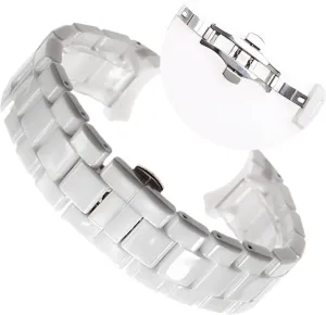 Ceramic Watch Band 18mm 22mm Universal Wristband Men's Women's Replacement Bracelet Suitable for Smart Watch Quartz Watch