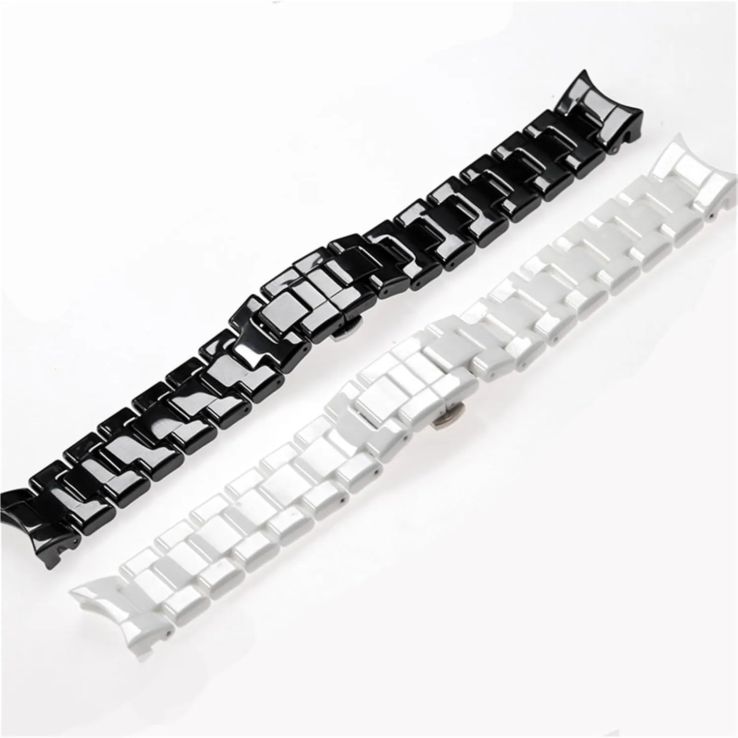 Ceramic Watch Band 18mm 22mm Universal Wristband Men's Women's Replacement Bracelet Suitable for Smart Watch Quartz Watch