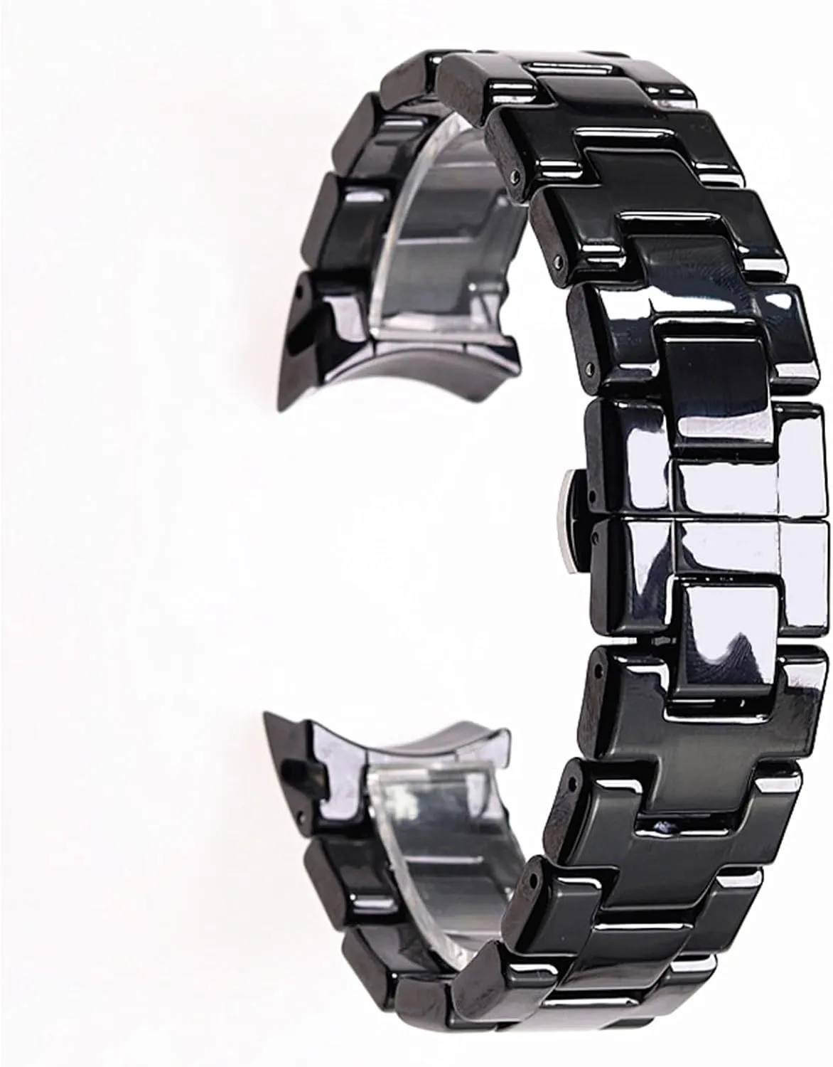 Ceramic Watch Band 18mm 22mm Universal Wristband Men's Women's Replacement Bracelet Suitable for Smart Watch Quartz Watch