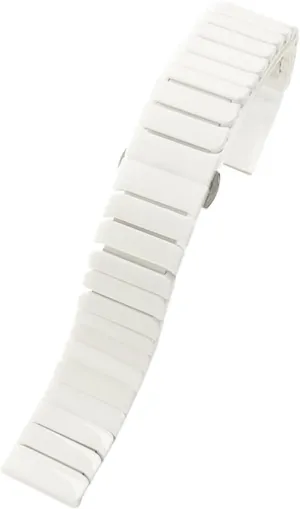 Ceramic Watch Strap Quick Release Bracelet 20mm 22mm Universal Replacement Wristband Suitable for Smart Watch Quartz Watch Watch Accessories(White,20mm)