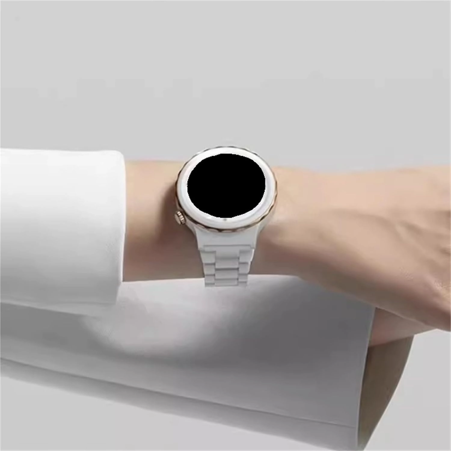 Ceramics Stainless Steel Watch Strap Bracelet Removable Replacement Bands Men Women Universal Wristband