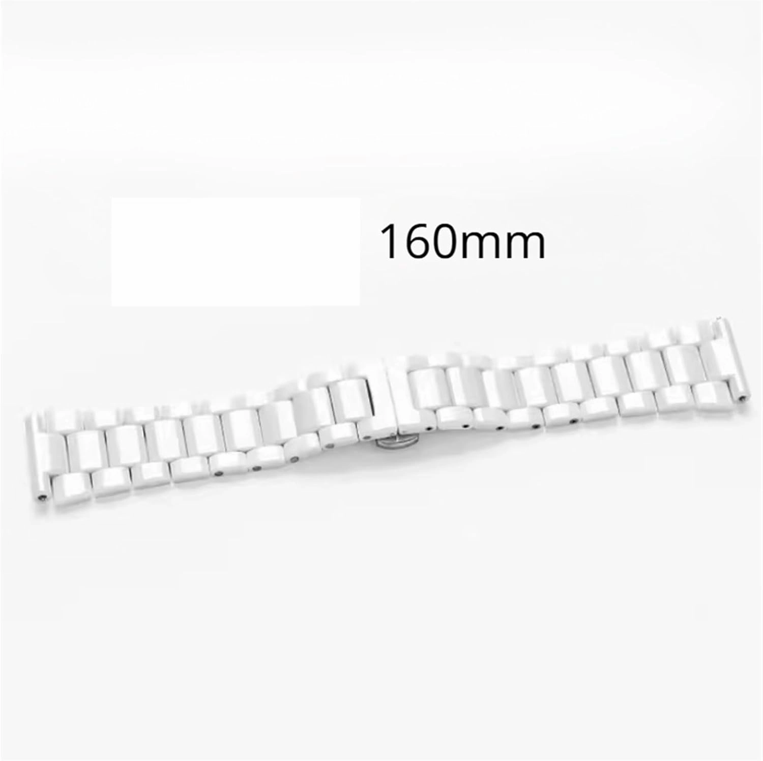 Ceramics Stainless Steel Watch Strap Bracelet Removable Replacement Bands Men Women Universal Wristband