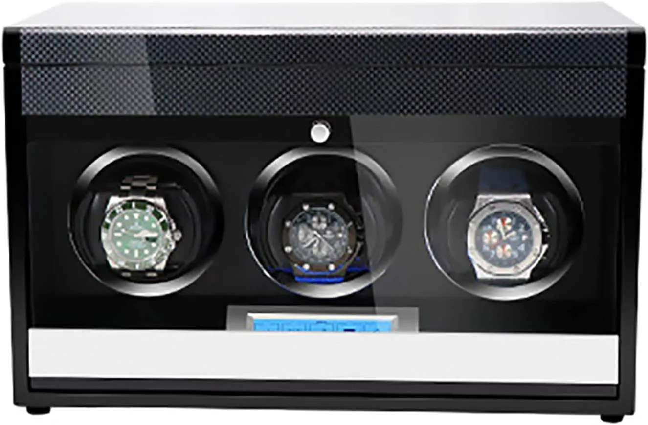 Chandelier Watch Winders Wooden Watch Storage Case Smart Watches Winder with LED Light Mechanical Watch Automatic Shaker Watch Win Chandelier