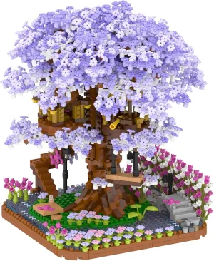 Cherry Blossom Bonsai Tree Building Set, Flowers Tree House Model Sets for Adults, 2200Pcs Micro Bricks Collectible Creative Gifts for Adults Girls Boys 14 