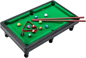 Children's Billiard Table Toy Mini Pool Set Simulated Billiards Family Game