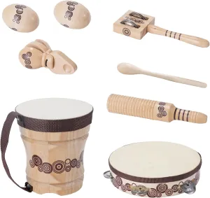 Children's Wooden Music Toys 3 Children's Musical Instruments - Musical Instruments, Preschool Education Music Toys