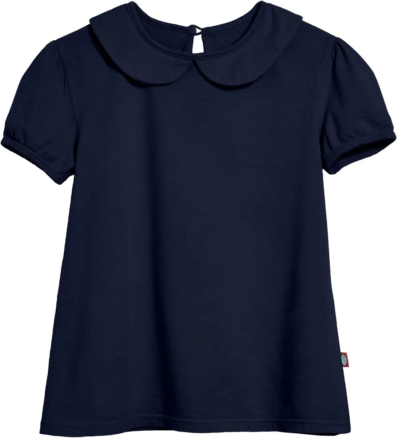 City Threads Little Girls' Peter Pan Collar A-Line Puff Tee Tshirt Top Blouse