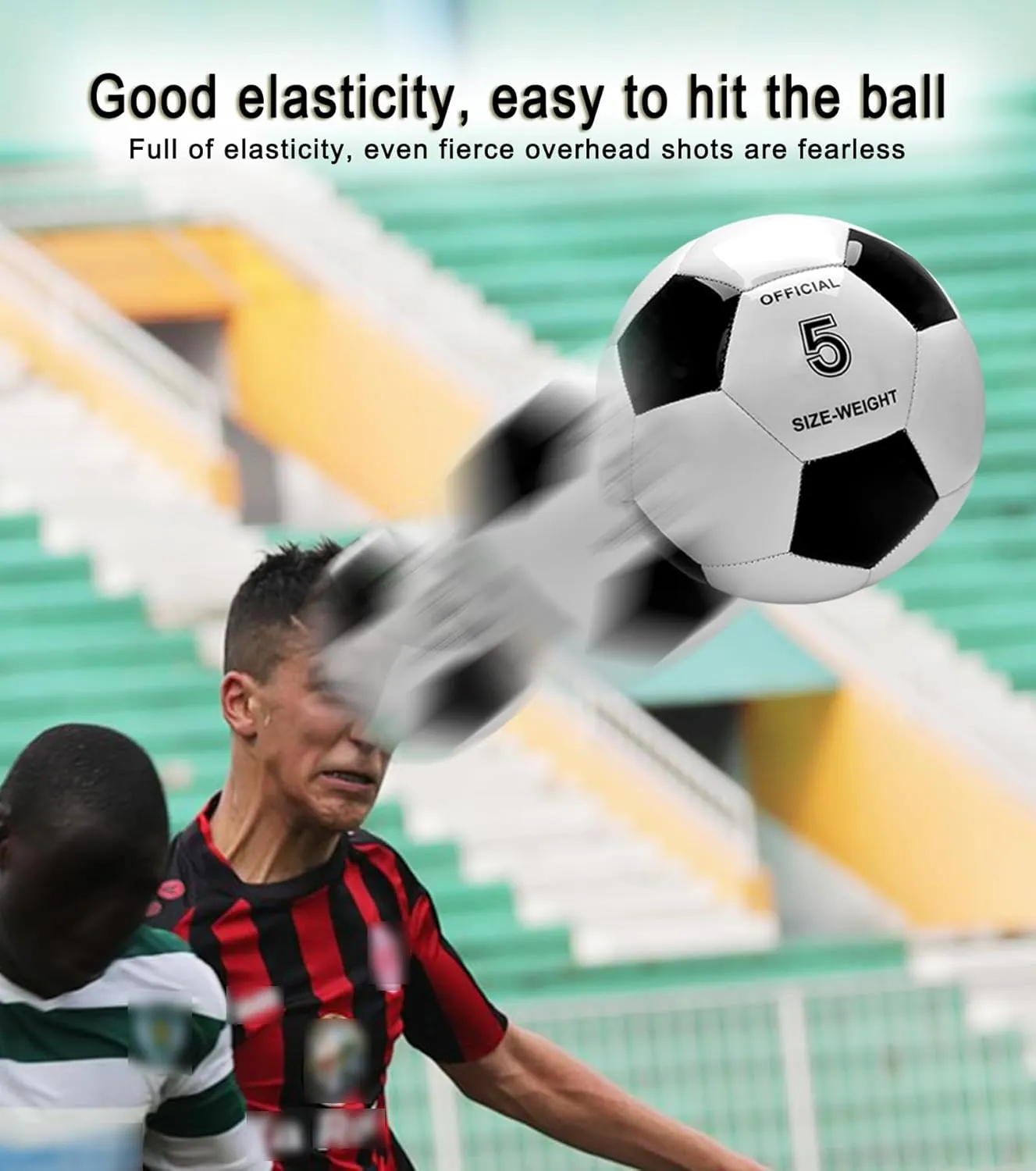 Classic Black and White Soccer Ball Size 3 Size 4 Size 5 for boy and Girl and for Adult Lawn Indoor Outdoor and Sports Training Balls