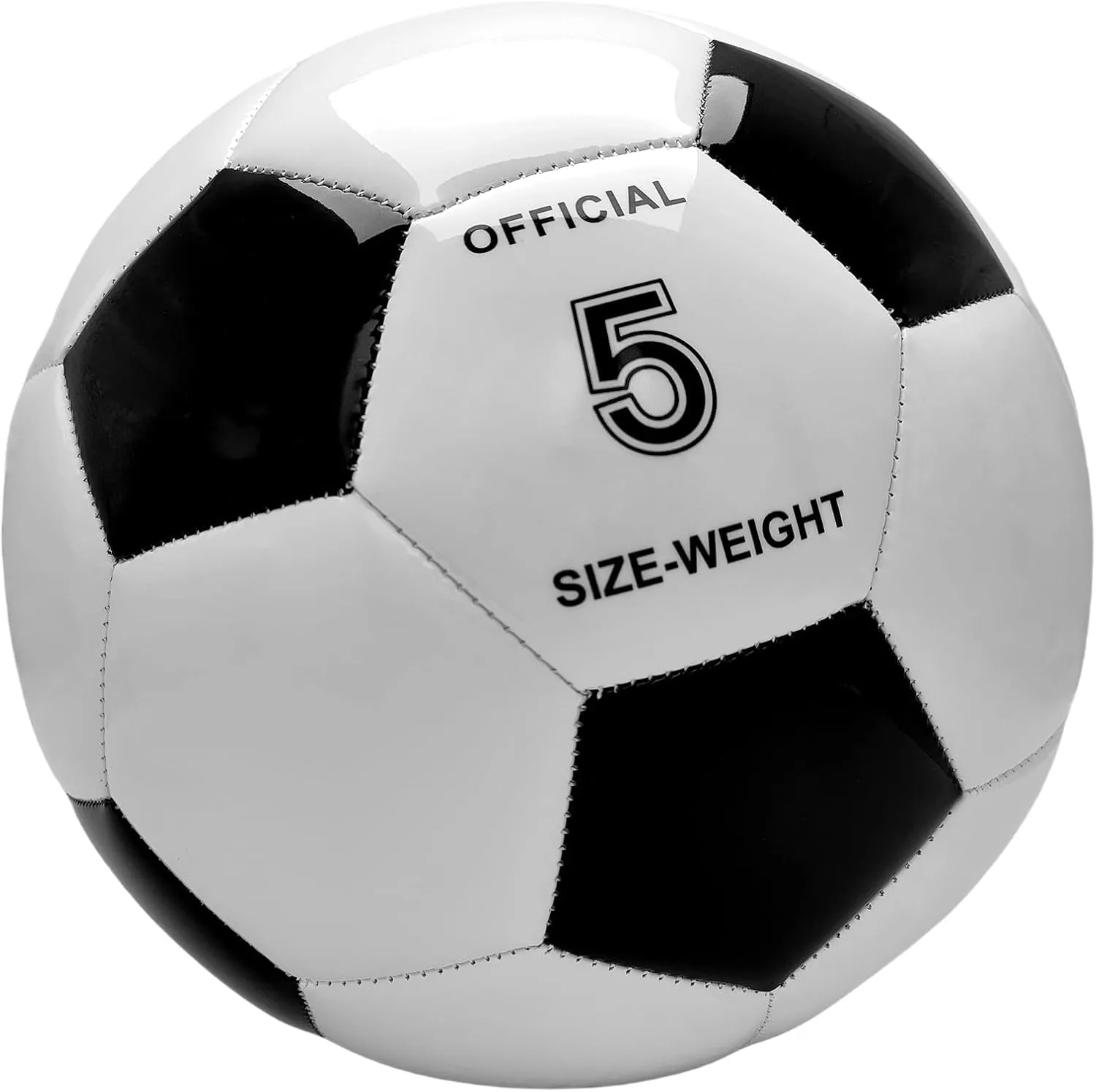 Classic Black and White Soccer Ball Size 3 Size 4 Size 5 for boy and Girl and for Adult Lawn Indoor Outdoor and Sports Training Balls