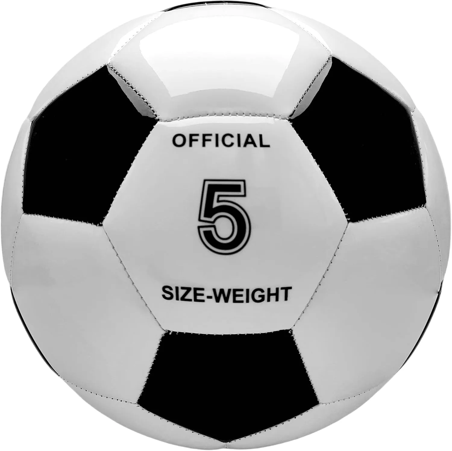 Classic Black and White Soccer Ball Size 3 Size 4 Size 5 for boy and Girl and for Adult Lawn Indoor Outdoor and Sports Training Balls