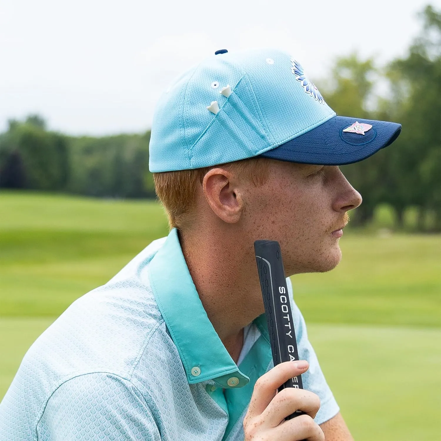 Classic Golf Hats - Tee Holder & Magnetic Ball Marker - Sweat-Stain Resistant - 100% Custom Made