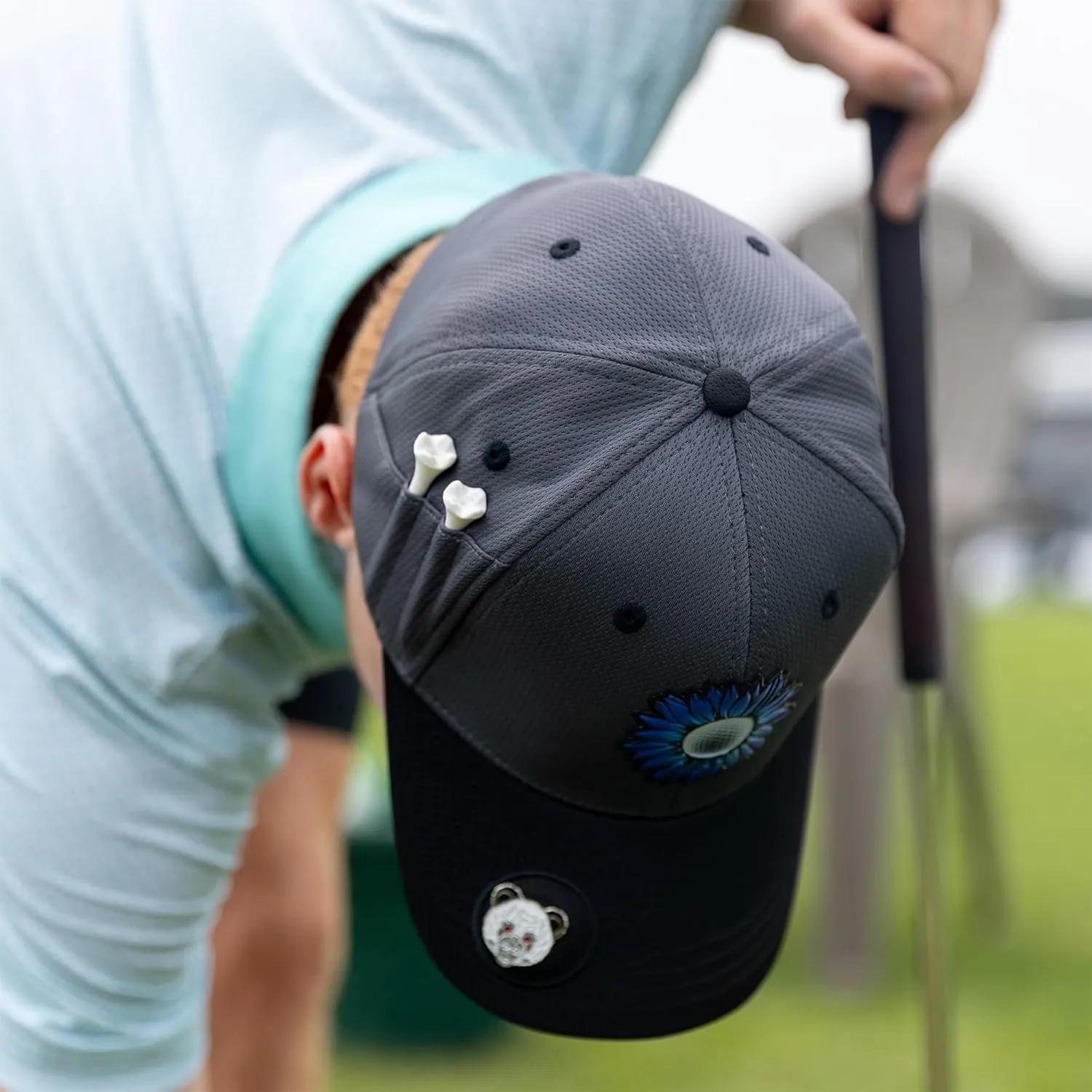 Classic Golf Hats - Tee Holder & Magnetic Ball Marker - Sweat-Stain Resistant - 100% Custom Made