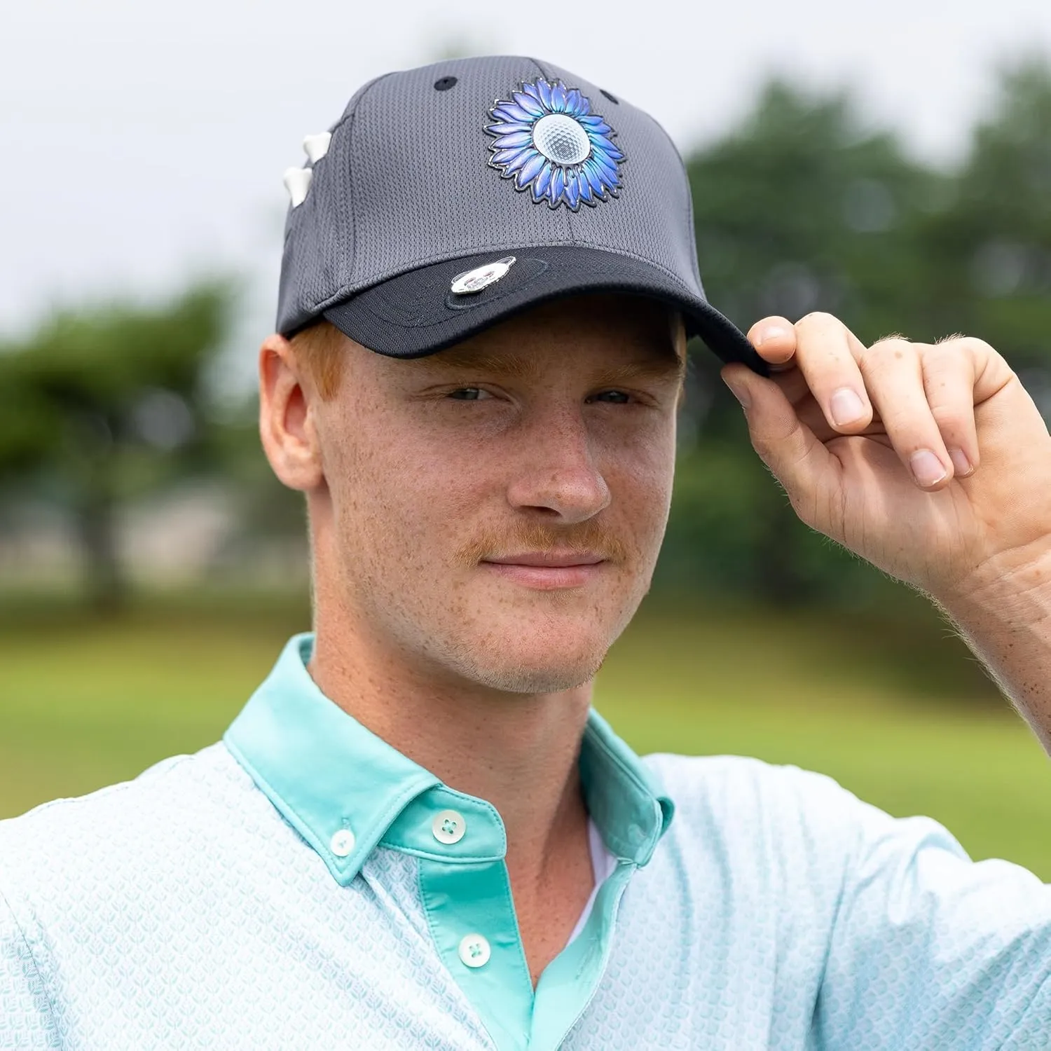 Classic Golf Hats - Tee Holder & Magnetic Ball Marker - Sweat-Stain Resistant - 100% Custom Made