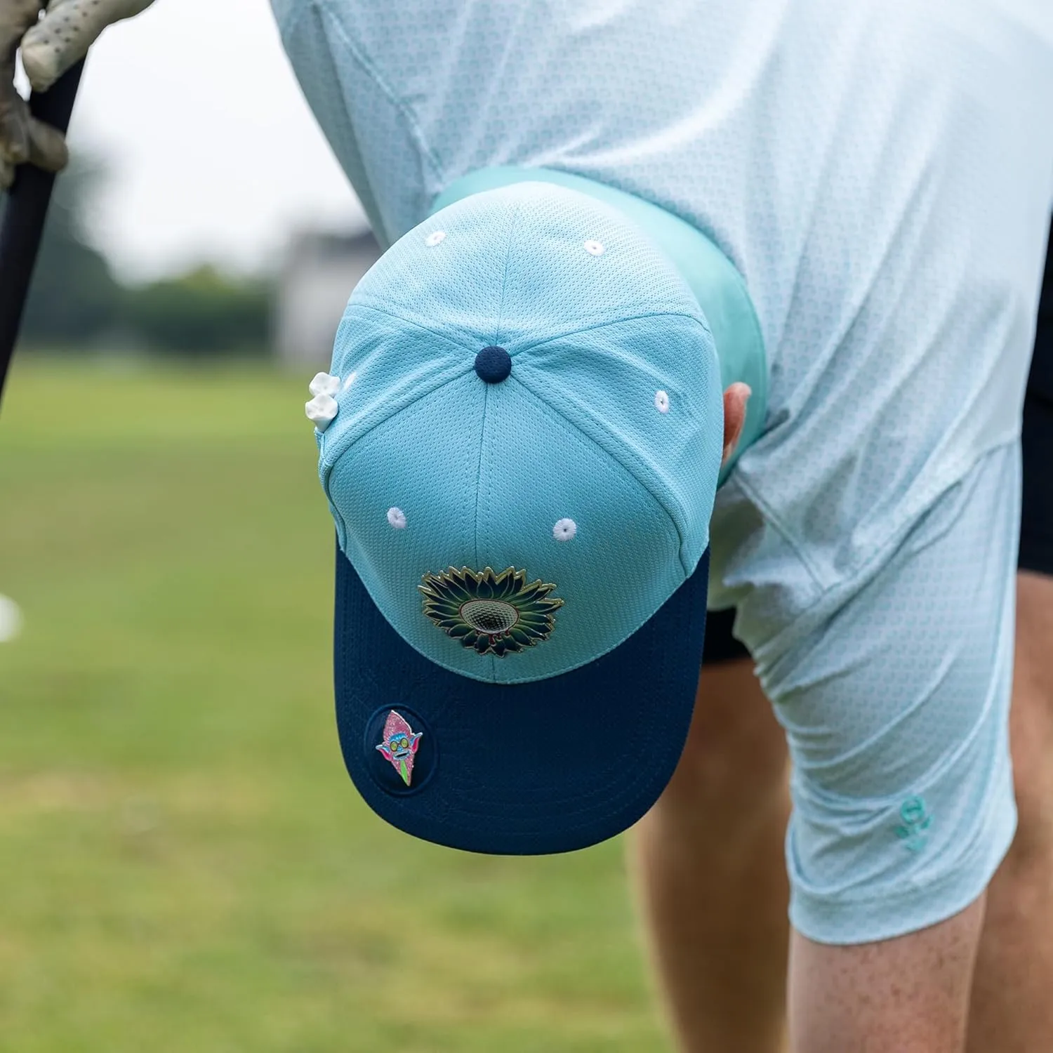 Classic Golf Hats - Tee Holder & Magnetic Ball Marker - Sweat-Stain Resistant - 100% Custom Made