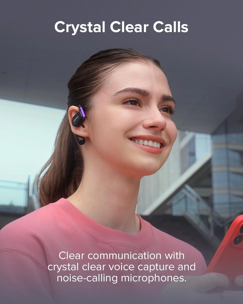 Cleer ARC II Gaming Earbuds - True Wireless Open Ear Headphones, Ultra-Low Latency, Snapdragon Sound, Bluetooth 5.3, USB-C Dongle, 35Hr Battery, Compatible with PS4, PS5, PC, Switch,White