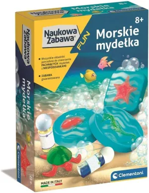 Clementoni - 50709 - Scientific Fun Sea Soap Set for Children from 8 Years