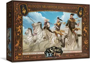 CMON A Song of Ice and Fire Tabletop Miniatures Bloody Mummer Zorse Riders Unit Box - Mercenary Mounted Mayhem, Strategy Game for Adults, Ages 14 , 2  Players, 45-60 Minute Playtime, Made by CMON