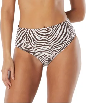COCO REEF Verso Reversible High Waist Bikini Swim Bottom — Rollover Low Rise Option