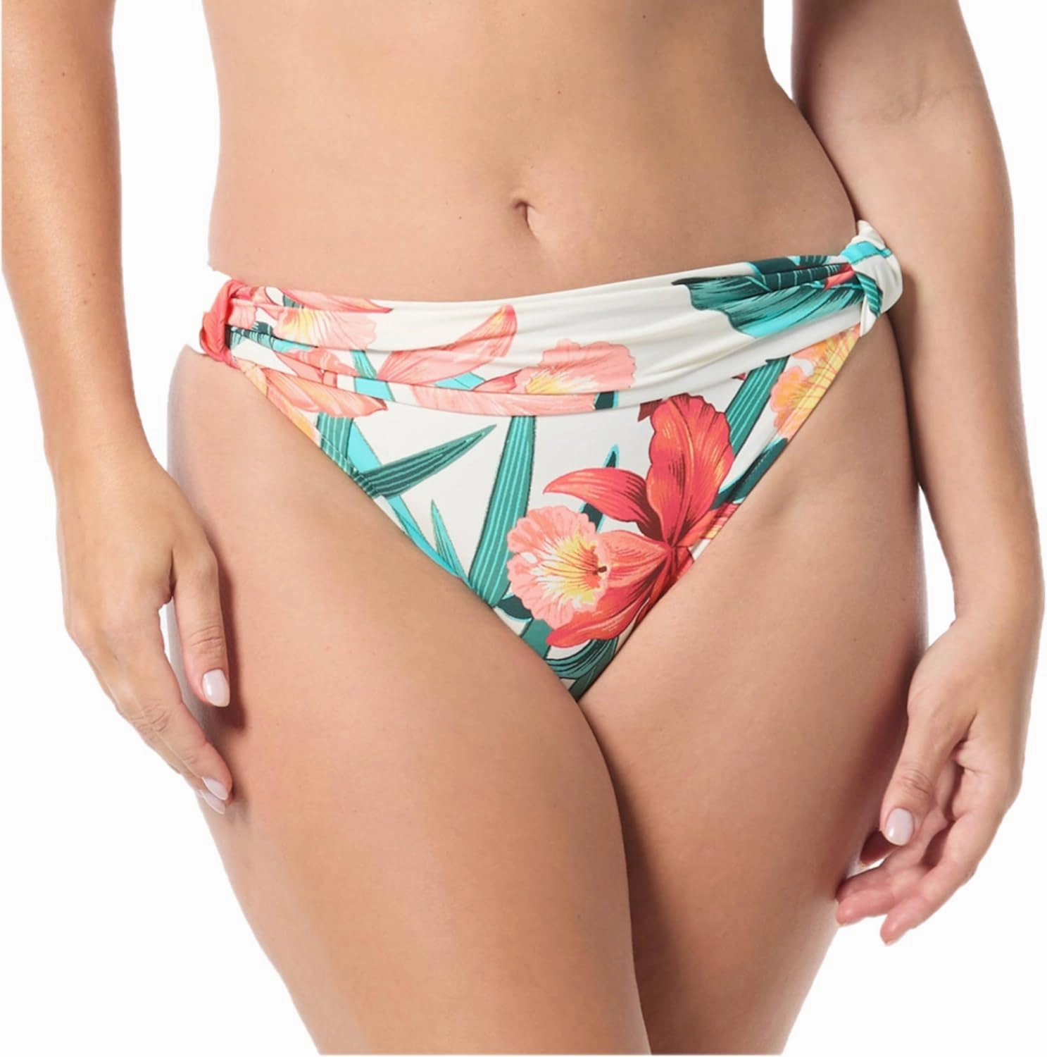 COCO REEF Hera High Waist Bikini Bottom — High Waisted Swim Bottom