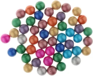 Colorful Glass Marbles - 90PCS Set for Kids Marble Run Game & Vase Filler - Boost fine Motor Skills - Multicolored, Great for Chinese Checkers