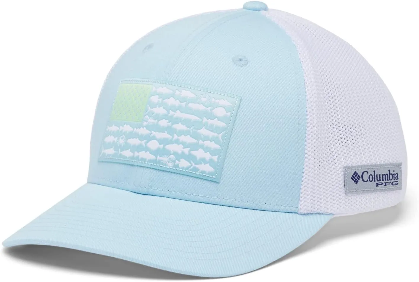 Columbia PFG Fish Flag Mesh Ball Cap-High