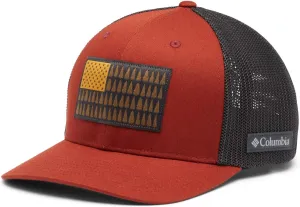 Columbia Unisex-Adult Tree Flag Mesh Ball Cap - High Crown