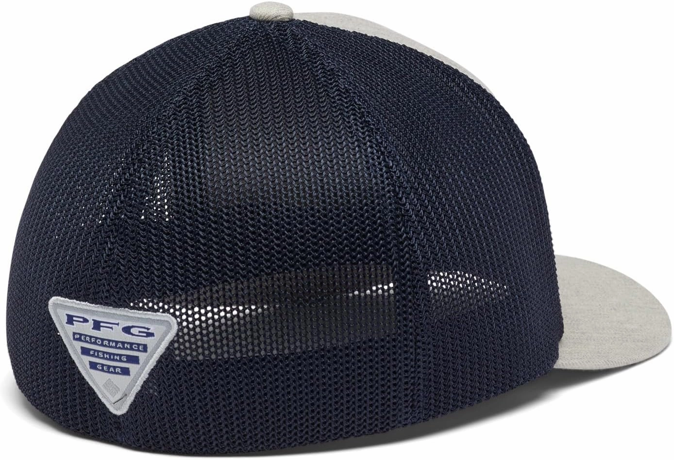 Columbia PFG Leather Fish Flag Mesh Ball Cap