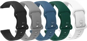 Compatible for FITVII Fitness Tracker Bands, 20mm, 22mm New Soft Silicone Sport Replacement Straps Compatible for FITVII HM57, HM78, HM68, HM21, H56, H86 Smart Watch Fitness Tracker