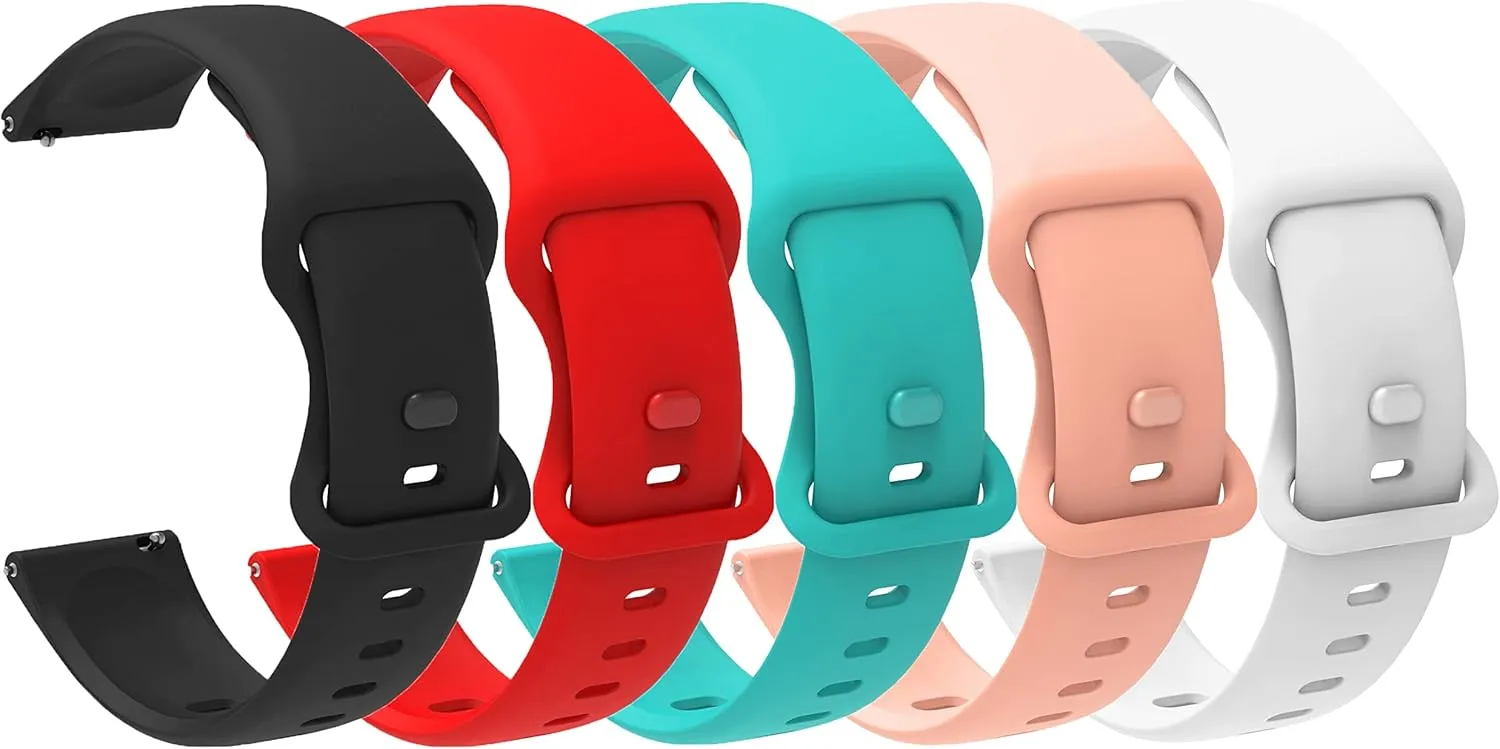 Compatible with Bark Watch Bands, Quick Release Classic Watch Bands Soft Silicone Bands Bracelet Sports Strap Compatible with Bark Watch 1.5 Inches