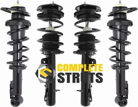 COMPLETESTRUTS - Front & Rear Complete Strut Assemblies with Coil Springs Replacement for 2007-2015 Mini Cooper - Set of 4