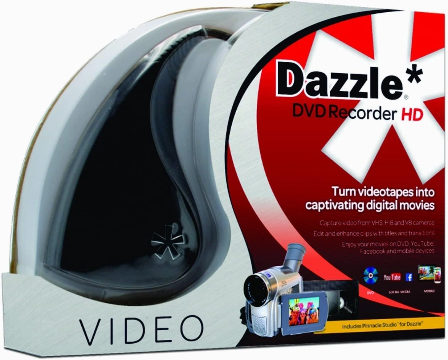 Corel Dazzle Dvd Recorder Hd Video Capture Device   Video Editing Software [Pc Disc]