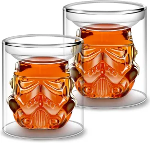 Creative Whisky Sobriety Glasses, Flask Carafe, Whiskey Carafe for Wine, Bourbon, Liquor, Vodka, Scotch, 150ml Gifts for Men, 2 pcs…
